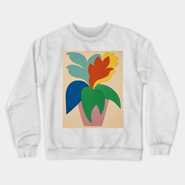 Vase of Flowers Crewneck Sweatshirt by Walter WhatsHisFace